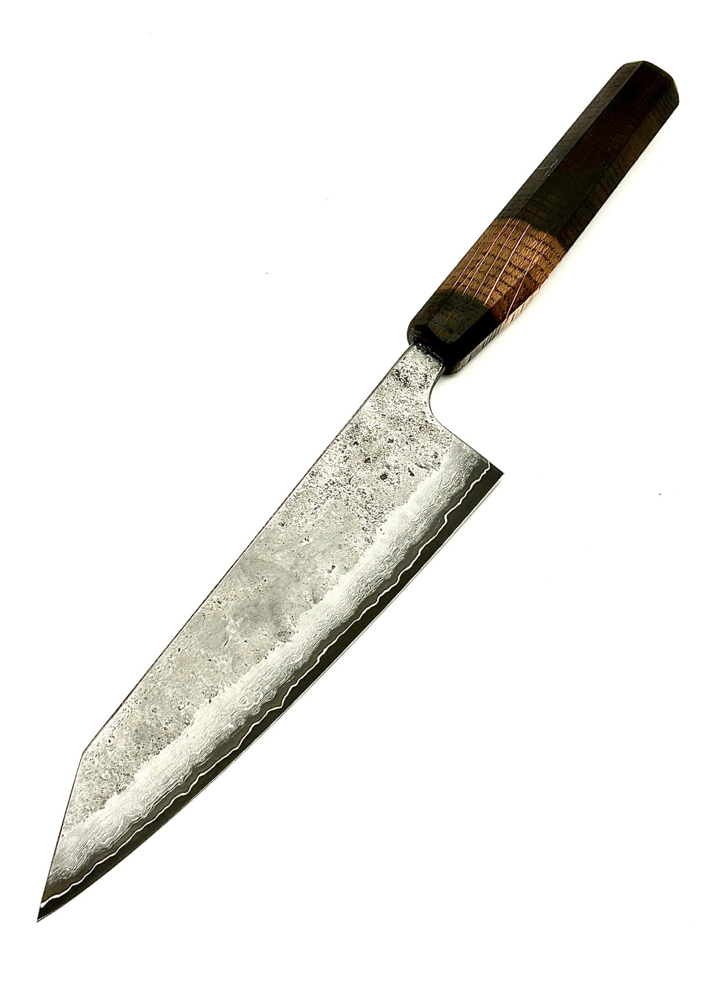 Bunka med skaft av rökt ek