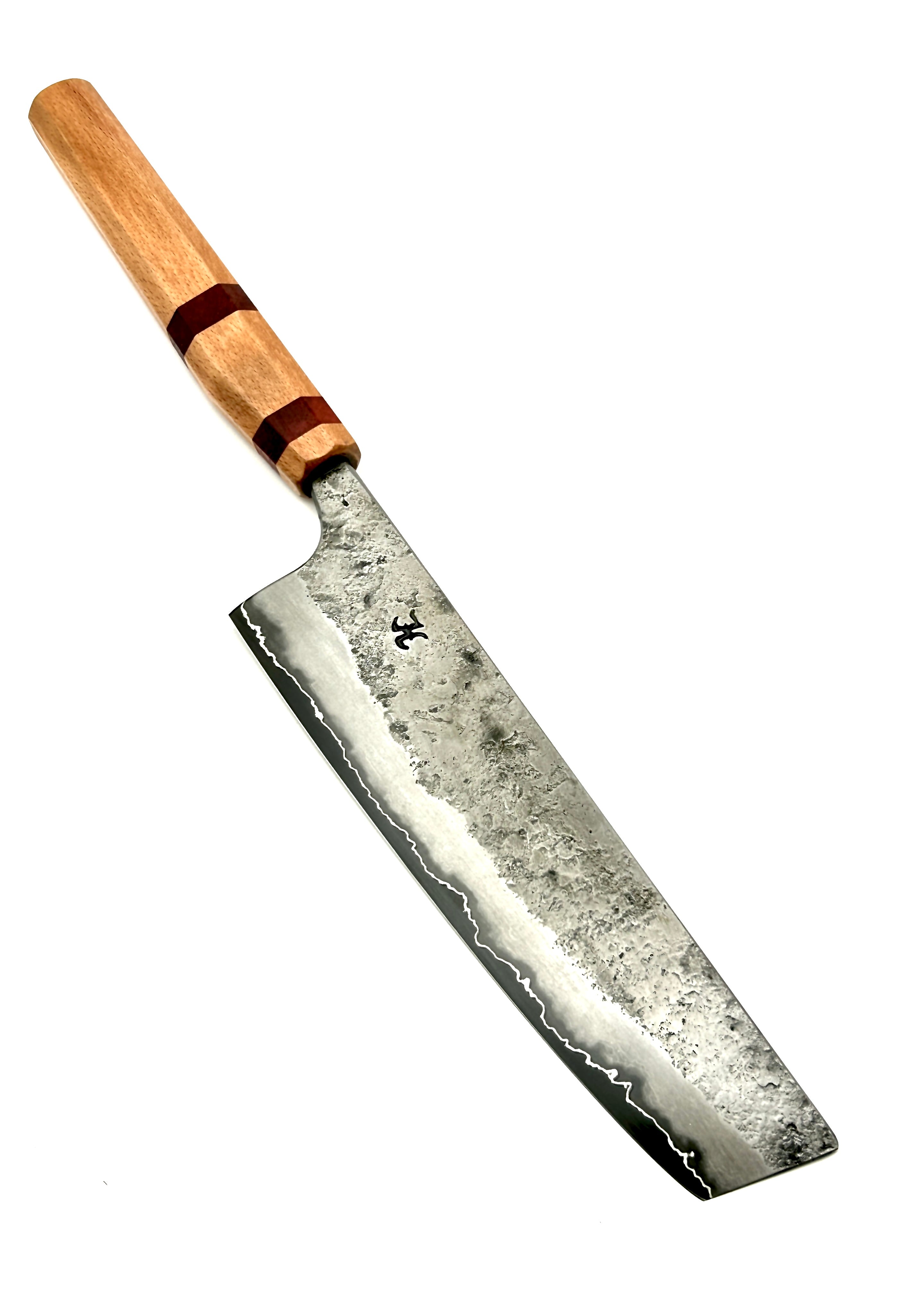 Nakiri med skaft av paduk och rödbok