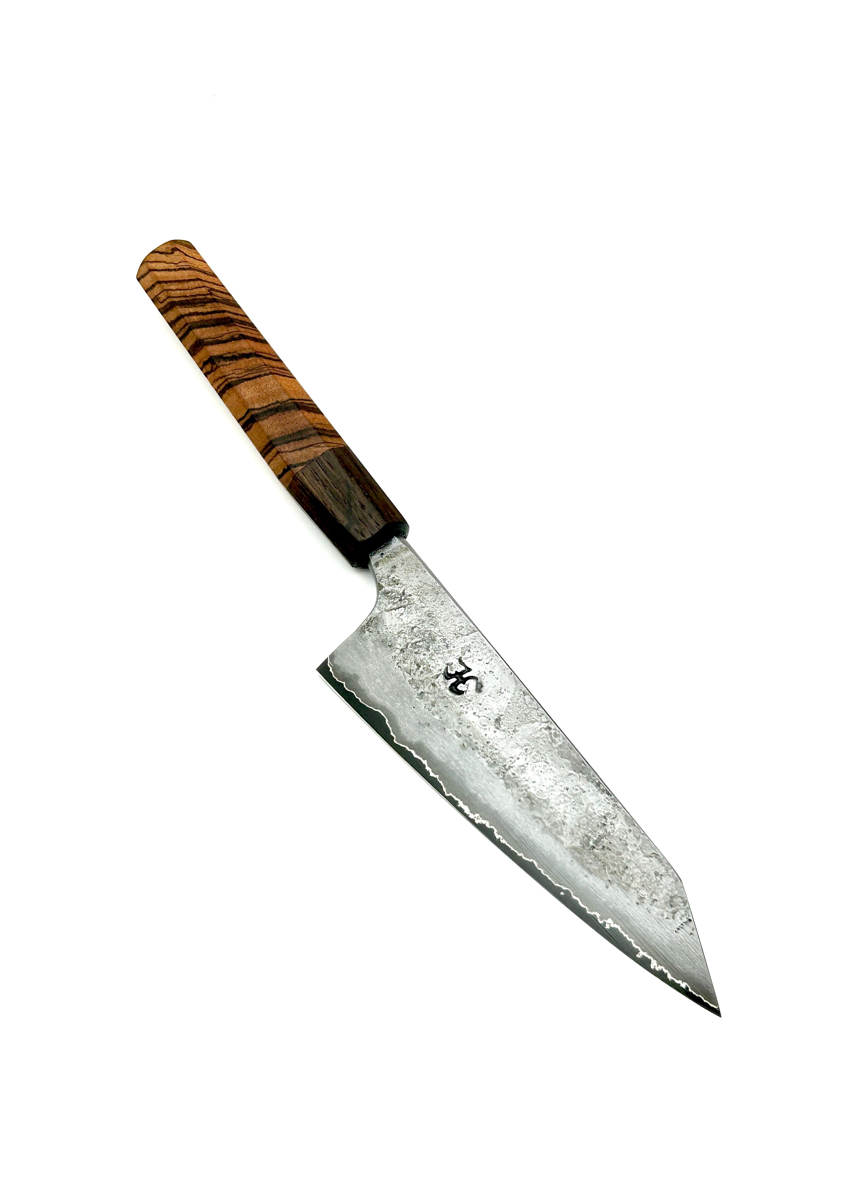 Petty med skaft av zebrano och rökt ek